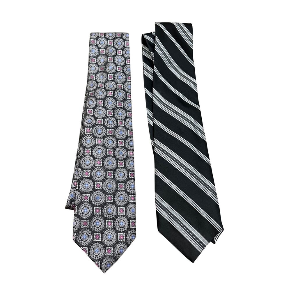 Men's Bundle of 2 Robert Talbott Hand Sewn Silk Ties